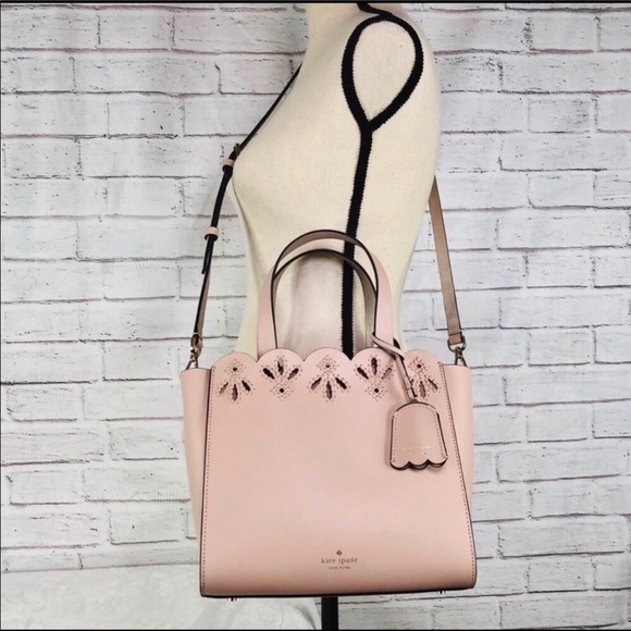 Kate Spade Mini Mina Pink Leather Satchel NWT 😎 - Picture 15 of 16